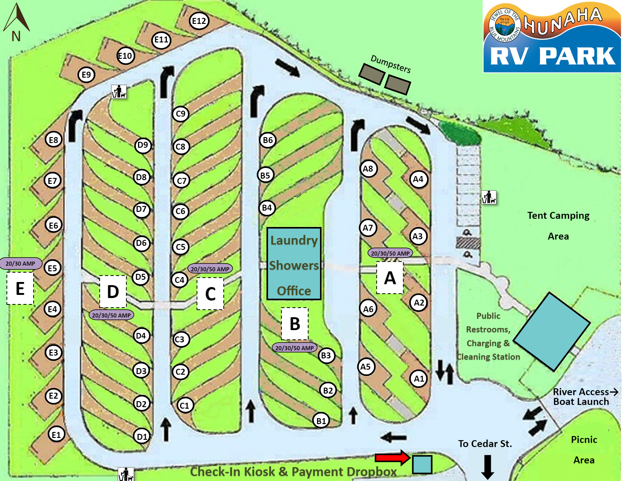 RV Park Map